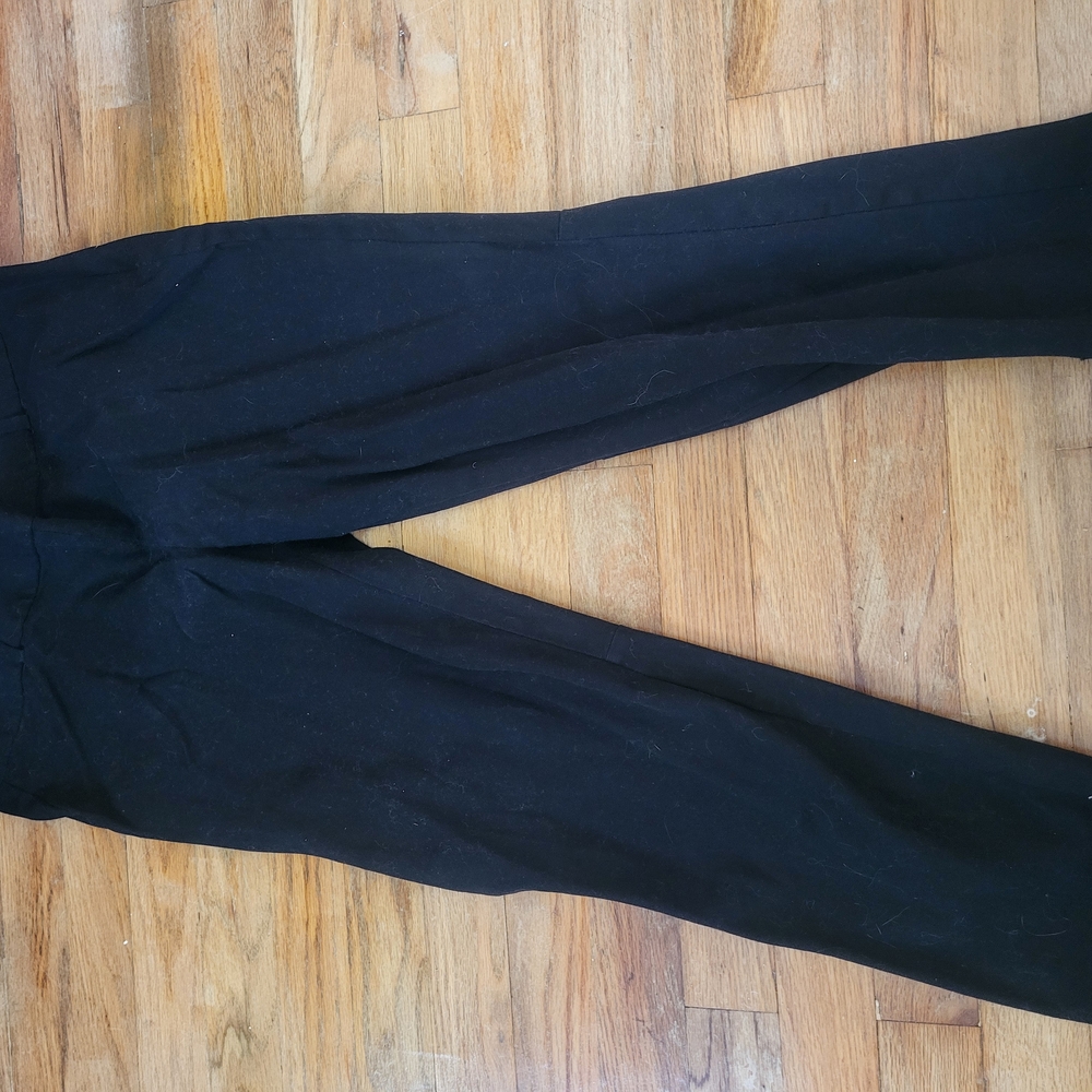 J crew scalloped black pants